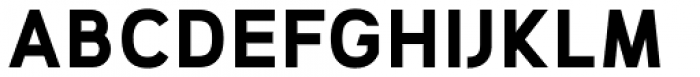 Geometris Semi-Condensed Bold Font UPPERCASE