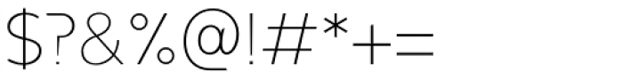 Geometris Semi-Condensed Thin Font OTHER CHARS