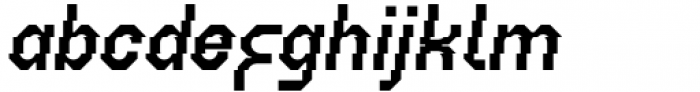 Geometrisk Bold Italic Font LOWERCASE