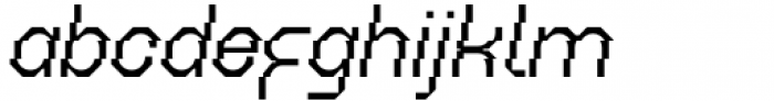 Geometrisk Light Italic Font LOWERCASE