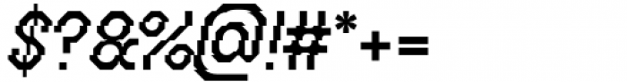 Geometrisk Regular Italic Font OTHER CHARS
