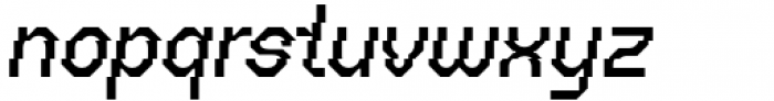 Geometrisk Regular Italic Font LOWERCASE
