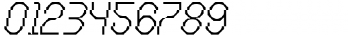 Geometrisk Slim Italic Font OTHER CHARS