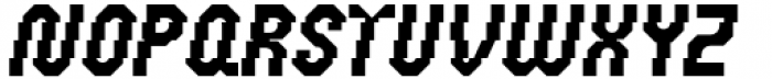 Geometrisk Thick Italic Font UPPERCASE