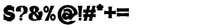 Geomighty Font OTHER CHARS