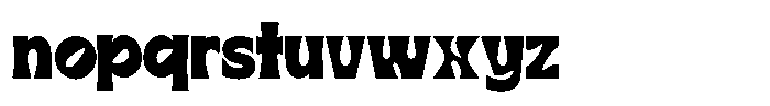 Geomighty Font LOWERCASE