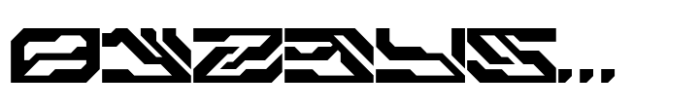 Geon Mecha Regular Font OTHER CHARS
