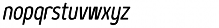 Geon Soft Condensed Italic Font LOWERCASE