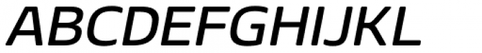 Geon Soft Expanded Medium Italic Font UPPERCASE