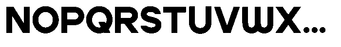 Geonowa Bold Font UPPERCASE