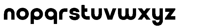Geonowa Bold Font LOWERCASE