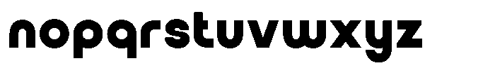 Geonowa Extra Bold Font LOWERCASE