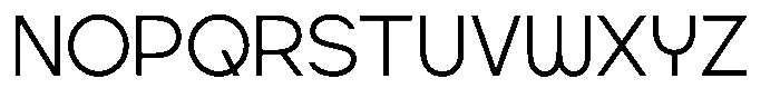 Geonowa Extra Light Font UPPERCASE