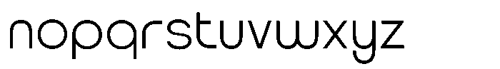 Geonowa Extra Light Font LOWERCASE