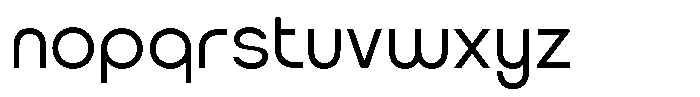 Geonowa Light Font LOWERCASE
