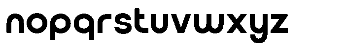 Geonowa Semi Bold Font LOWERCASE