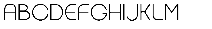 Geonowa Thin Font UPPERCASE