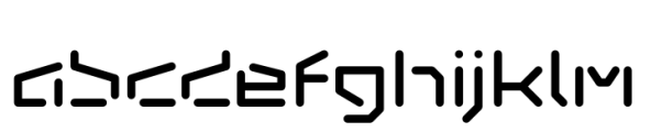 Geopa Regular Font LOWERCASE