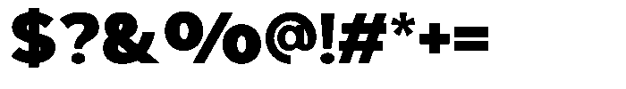 Geophy Black Font OTHER CHARS