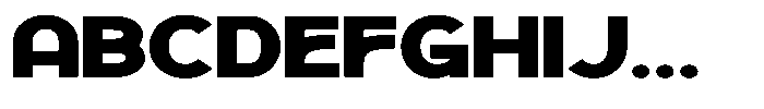 Geophy Black Font UPPERCASE