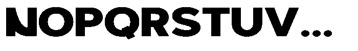 Geophy Black Font UPPERCASE