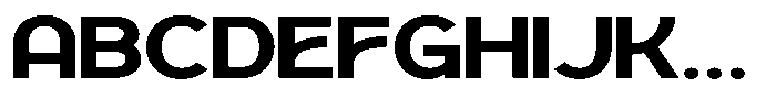 Geophy Bold Font UPPERCASE
