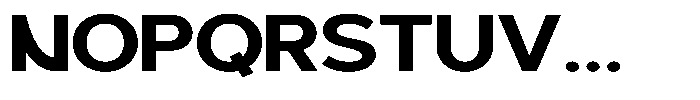 Geophy Bold Font UPPERCASE