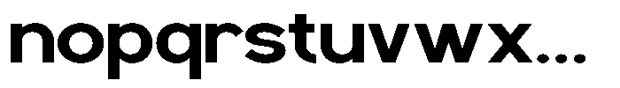 Geophy Bold Font LOWERCASE