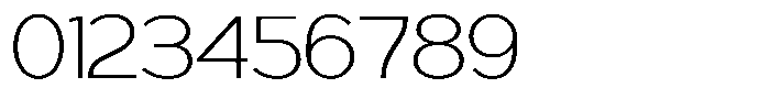 Geophy Extra Light Font OTHER CHARS