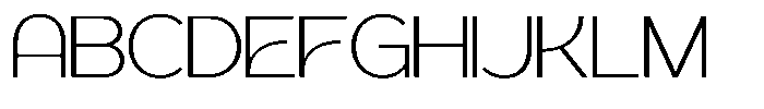 Geophy Extra Light Font UPPERCASE