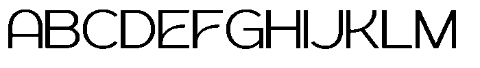 Geophy Light Font UPPERCASE
