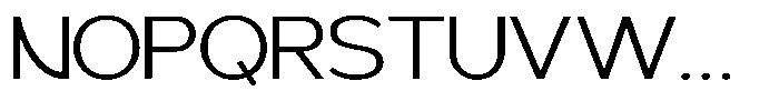 Geophy Light Font UPPERCASE
