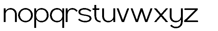Geophy Light Font LOWERCASE