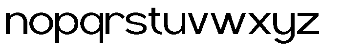 Geophy Regular Font LOWERCASE