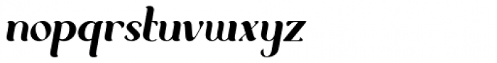 George Italic Font LOWERCASE