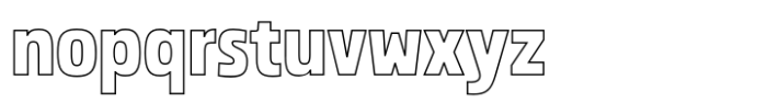George SS Outline Font LOWERCASE
