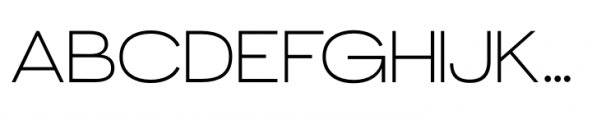 George Town Extra Light Font UPPERCASE