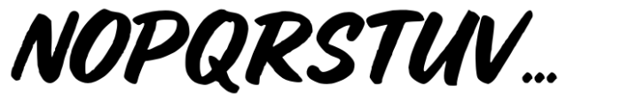 Georgia culture Brush Font UPPERCASE