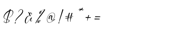 Georgian Sakuranbo Italic Font OTHER CHARS