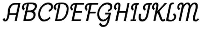 Georgie DemiBold Condensed Oblique Font UPPERCASE