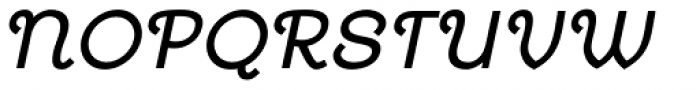 Georgie DemiBold Oblique Font UPPERCASE