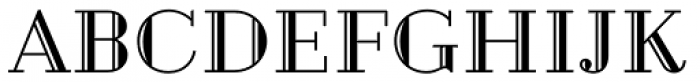 Geotica Four Engraved Font UPPERCASE