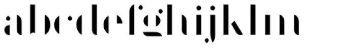 Geotica One Fill Font LOWERCASE