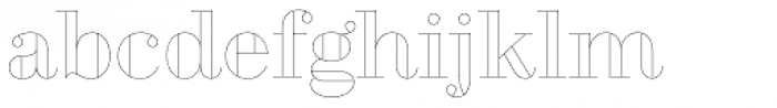 Geotica One Open Font LOWERCASE