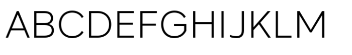 Geova Light Font UPPERCASE