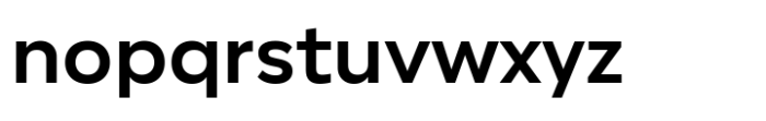 Geova Semi Bold Font LOWERCASE