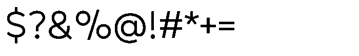 Geova Variable Regular Font OTHER CHARS
