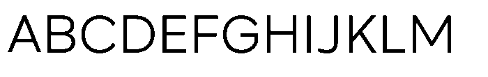 Geova Variable Regular Font UPPERCASE