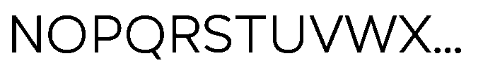 Geova Variable Regular Font UPPERCASE