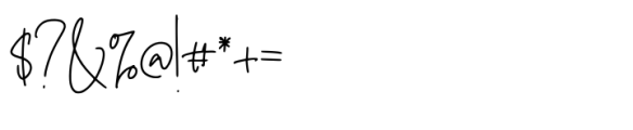 Geppista Signature Font OTHER CHARS